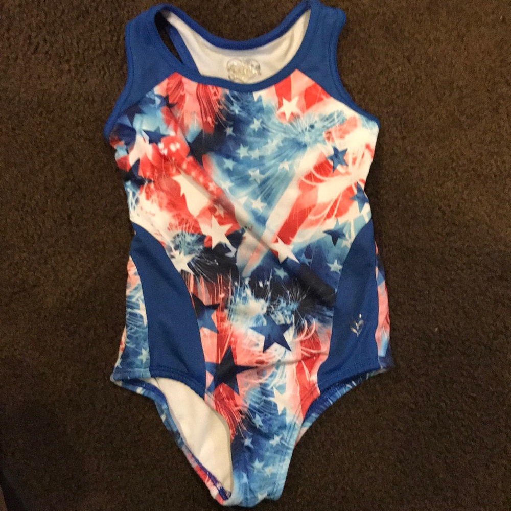 Justice American gymnastics leotard